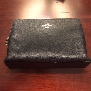 Coach Leather Makeup Bag